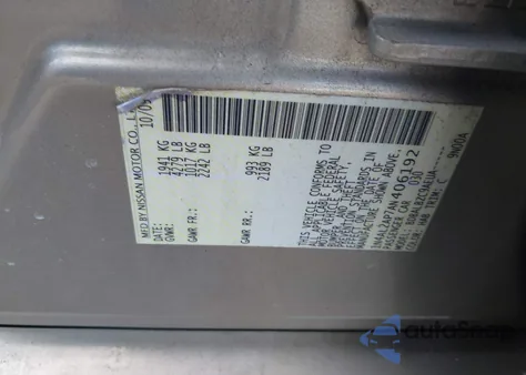 2010 Nissan Altima 2.5 S from USA, damaged, VIN 1N4AL2AP7AN406192